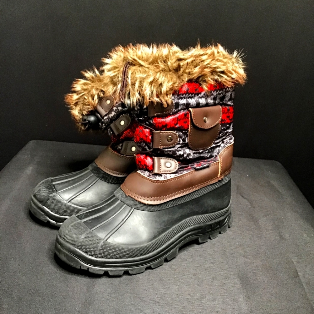 Dream Pair Kids Ankle Fur Boots (Thinsulate Technology)